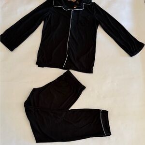 Bombay Women’s Black Pajama Set with White Trim